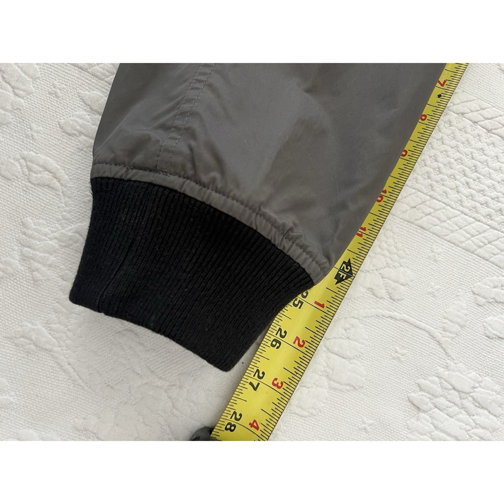 Wallace And Barnes Jacket Mens Large MA-1 Bomber Softshell J Crew Grey Tactical - Picture 14 of 16